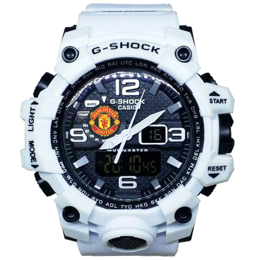 Exclusive Jam MU Double Time (Full Putih List Hitam)