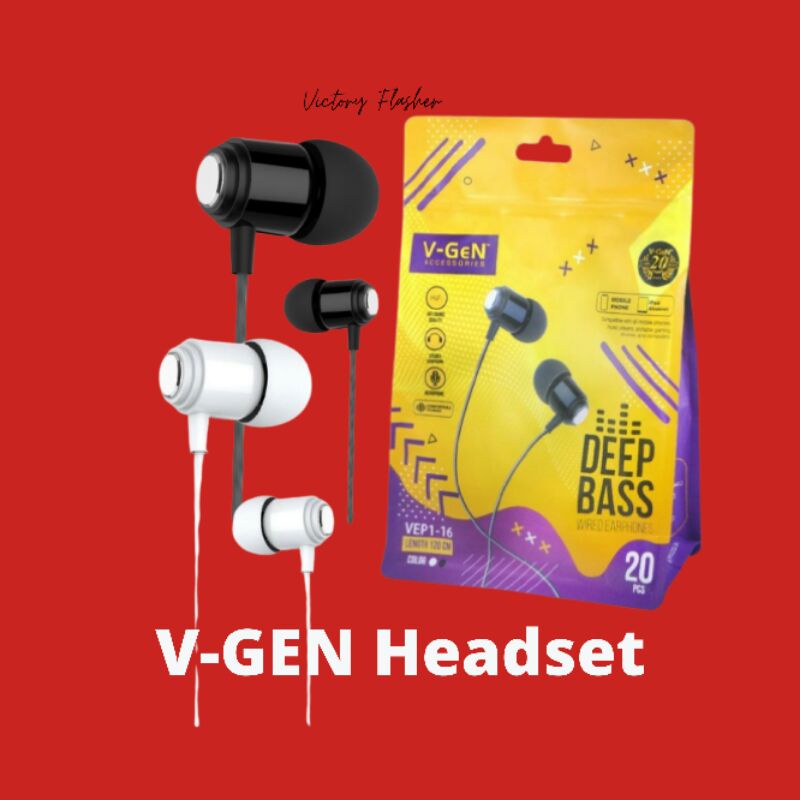 V-GEN Headset Deep Bass Panjang 120cm