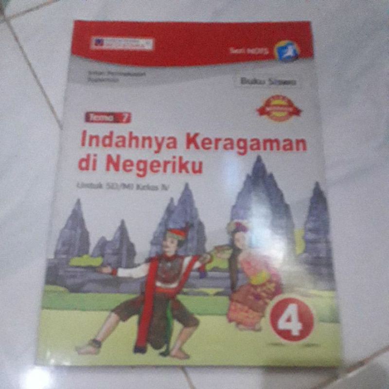 

buku siswa tema 7,indahnya keragaman di negeriku,untuk SD kelas 4,seri hots