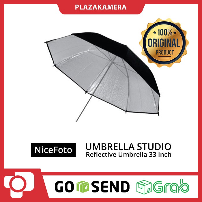 NiceFoto Reflective Umbrella 33 Inch Payung Studio