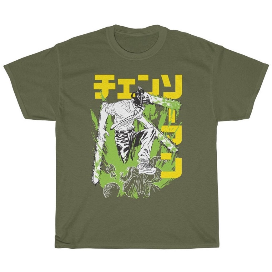 Kaos Denji the Chainsaw Man Anime Manga Premium Unisex