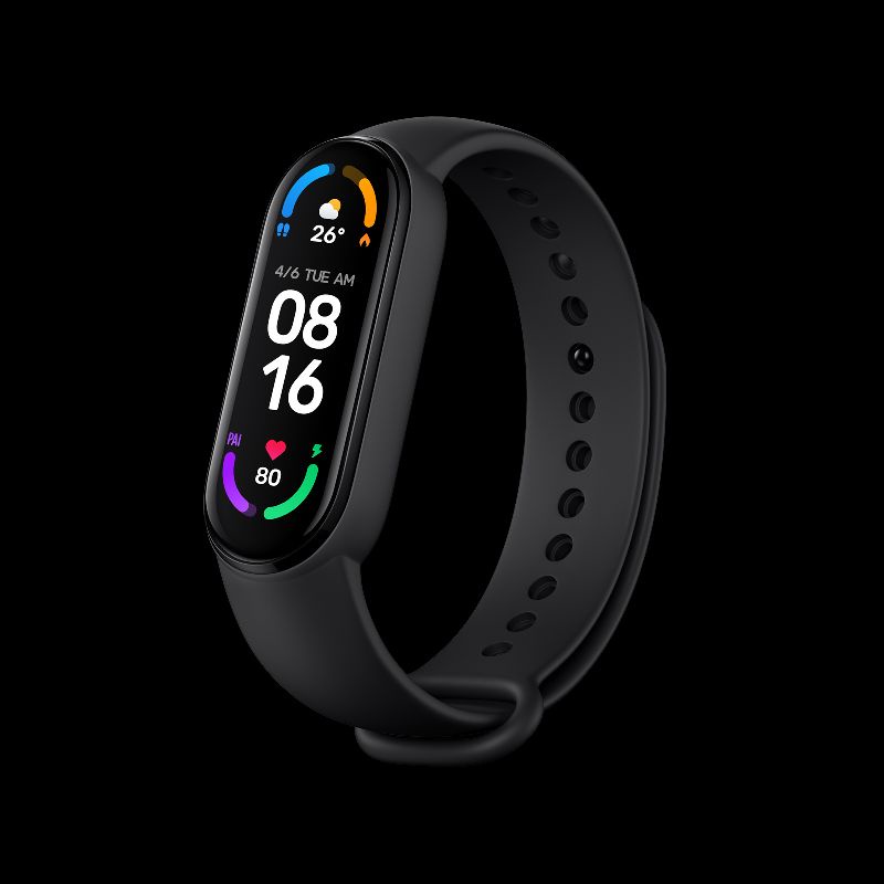 SMARTBAND M6 MI6 JAM TANGAN SMARTBAND CUSTOM WALLPAPER - HITAM