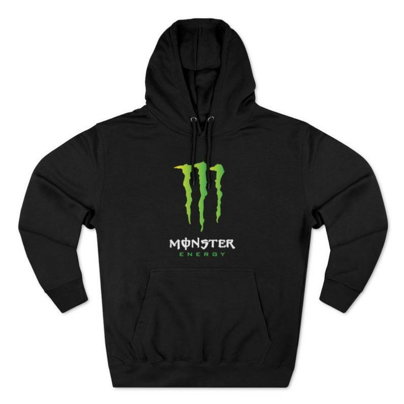 S - XXXXXL(6XL) Jaket Hoodie Pullover MONSTER ENERGY Big Size OVERSIZE Sweater Pria Wanita Jumbo