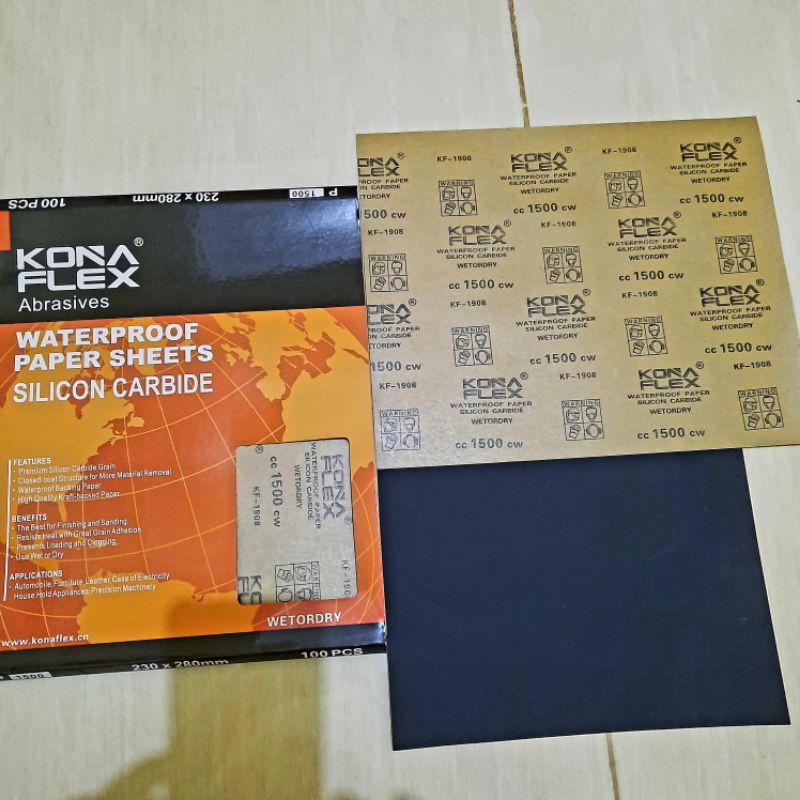 Amplas Waterproof Konaflex 1500 Amplas Kona Flex grit 1500