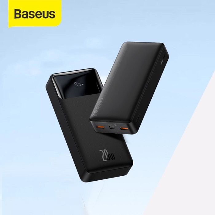 Baseus Powerbank Bipow 20.000 mAh 20W Fast Charging Digital Display - PD Type C - No include Cable