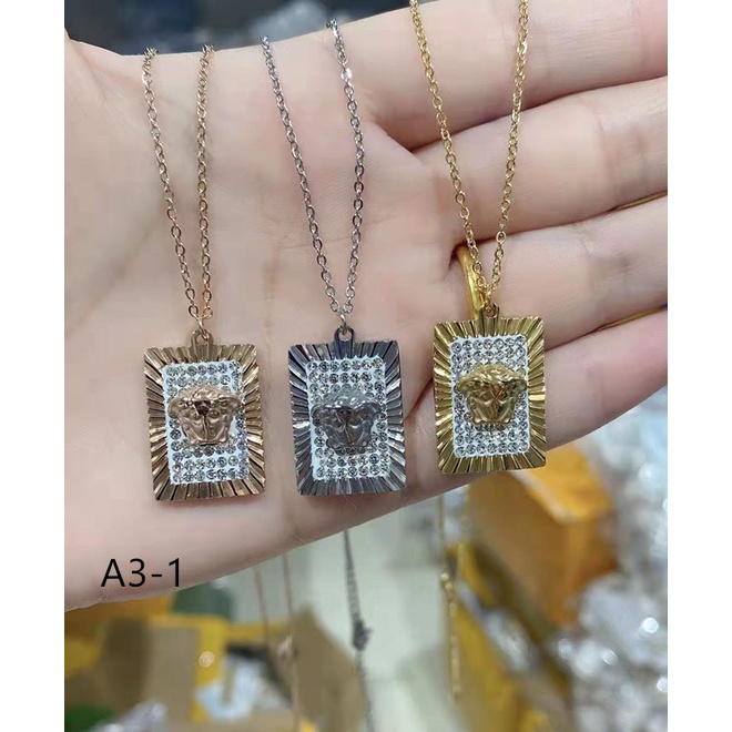 Kalung Titanium Mata Full Perhiasan A1-A3