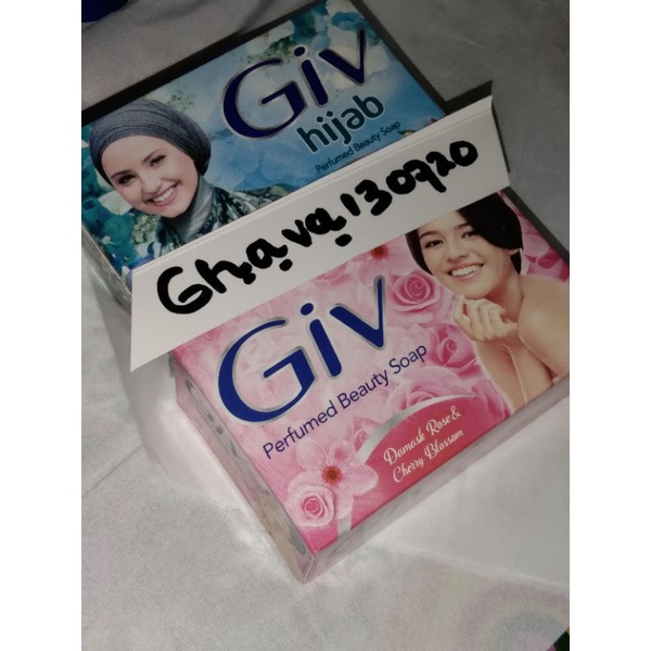 GIV Parfumed Beauty Soap dan GIV Hijab 76g