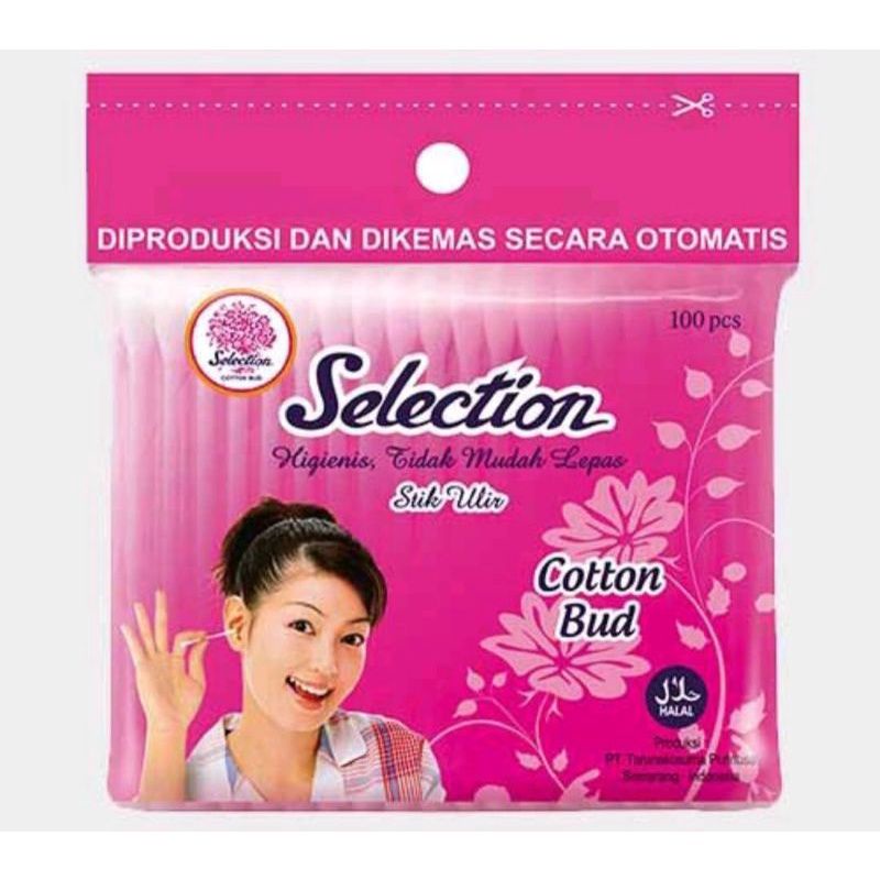 Selection Cotton bud bayi dewasa 100