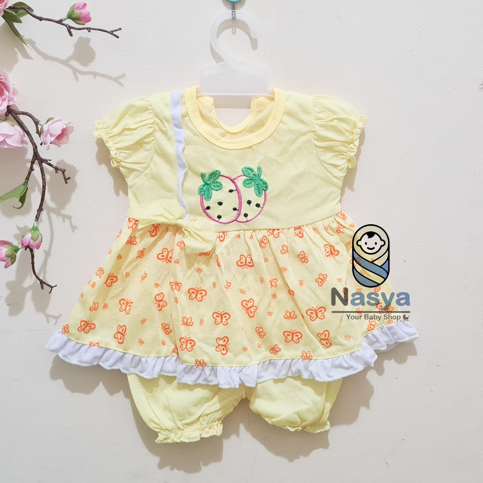 [N-007] Baju Bayi New Born Bear / Setelan sehari-hari anak perempuan (0-6 bulan)