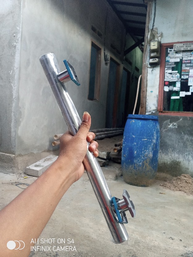 Handle Pintu Rumah Minimalis 45cm, Bahan Full Stainless Steel 304