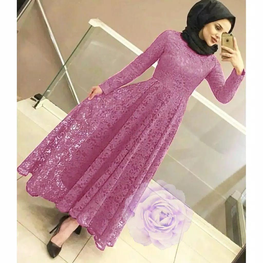 Gamis MAXY YUNI/GAMIS BRUKAT/GAMIS FORMAL/GAMIS JUMBO/GAMIS PUTIH/GAMIS MURAH/GAMIS TERBARU/GAMIS PE
