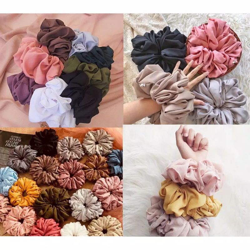 IKAT RAMBUT SCRUNCHIE IKAT RAMBUT CEPOL JUMBO