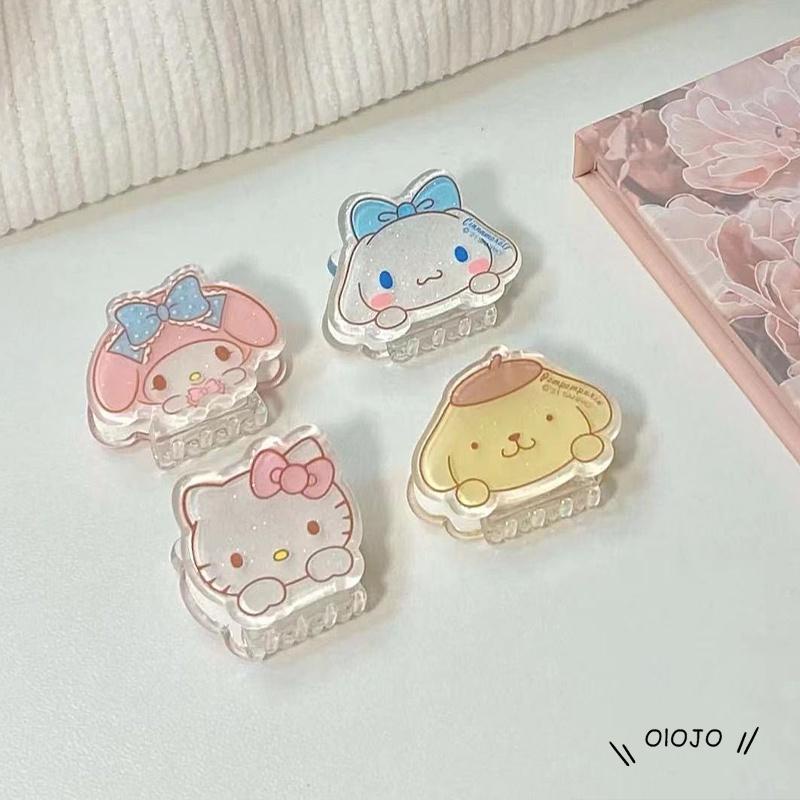 【COD】Sanrio Jepit Rambut Akrilik Mini Desain Yugui Dog Melody Untuk Anak Perempuan