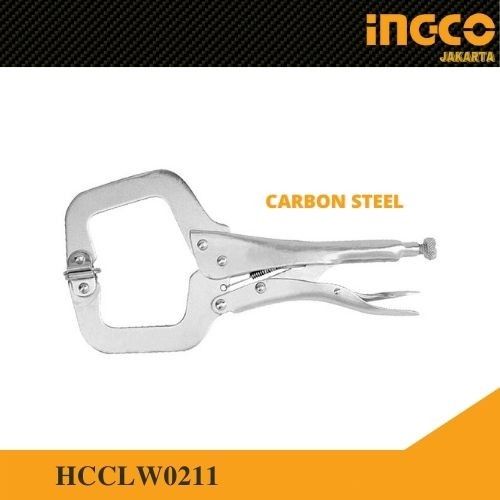 C-Clamp Locking Plier 11&quot; INGCO HCCLW0211 Tang Buaya Catok Jepit Klem