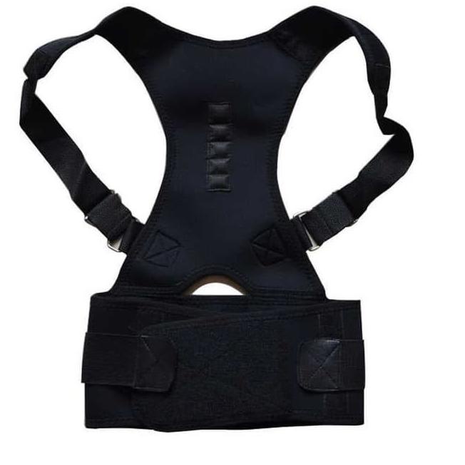 Get Product Penyangga Punggung Back Brace Support Belt Posture Corrector Korset Punggung Pria Wanita Magnetik