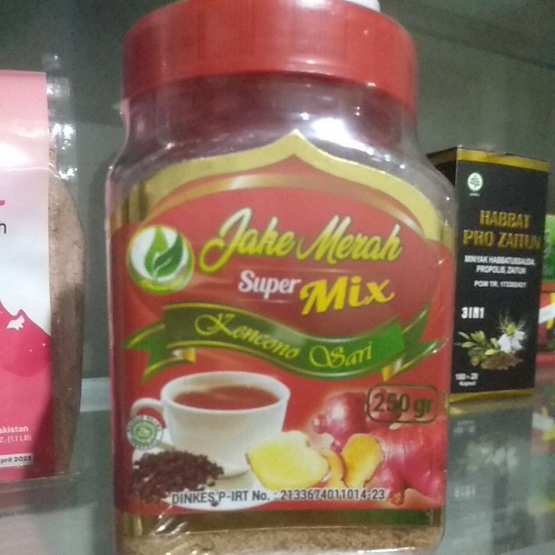 

Jahe Merah Super Mix Kencono Sari 250 gram