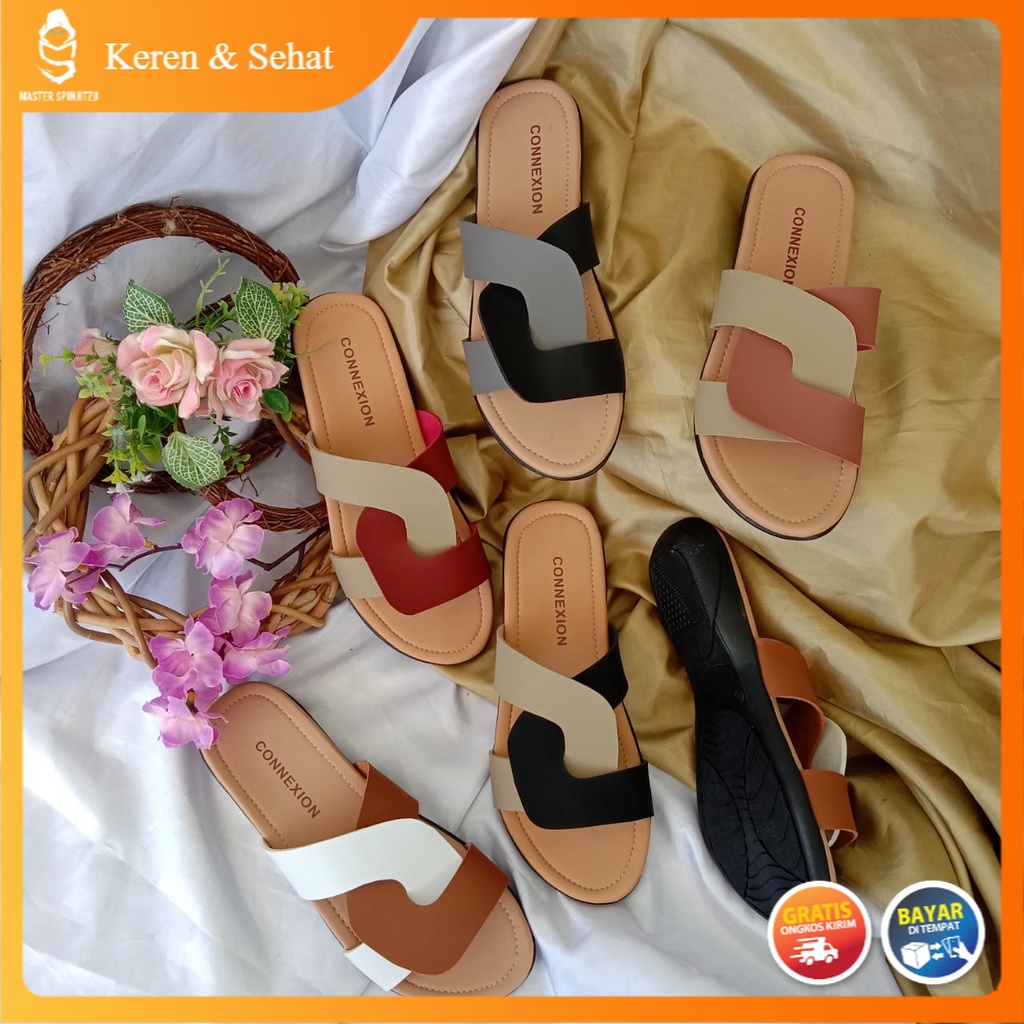 SANDAL WANITA SILANG'/ SANDAL FIPPER VANESSA / SLOP NAGITA