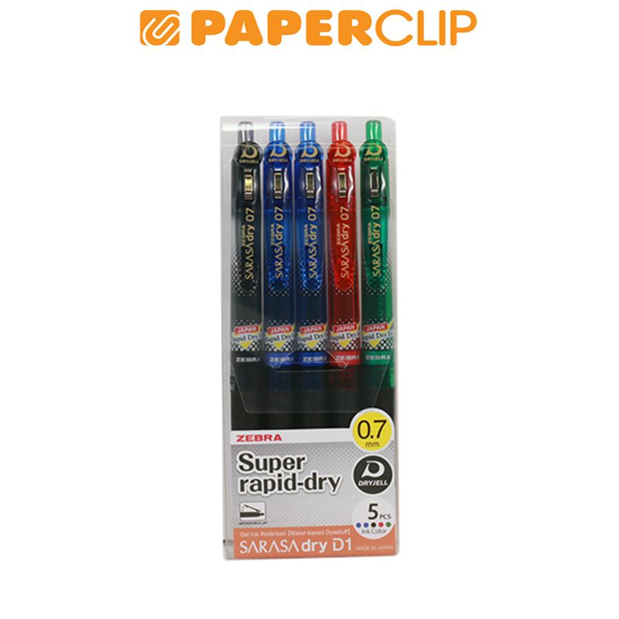 

BALLPOINT ZEBRA SARASA DRY 07 SET5