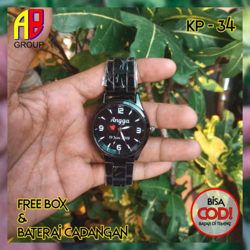 Jam Tangan Couple Custom  | Bisa Request Nama