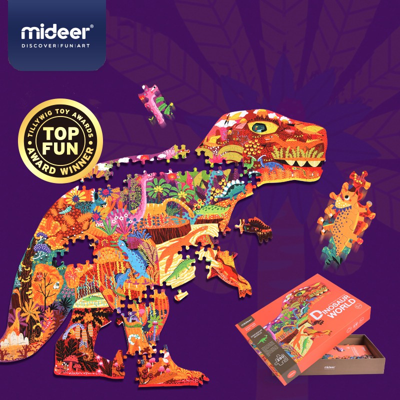 TweedyToys - Mideer Large animal shaped puzzle