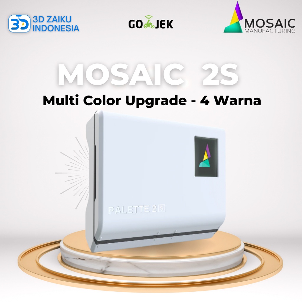 Mosaic Palette 2S Multi Color Upgrade Sampai 4 Warna 3D Printer