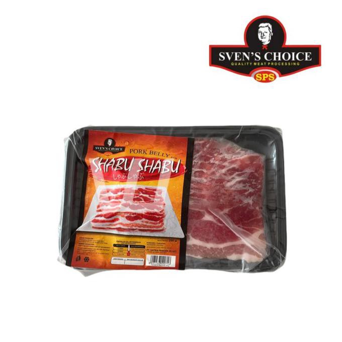

Daging Babi Segar Sven'S Choice Pork Belly Sliced 200G Termurah