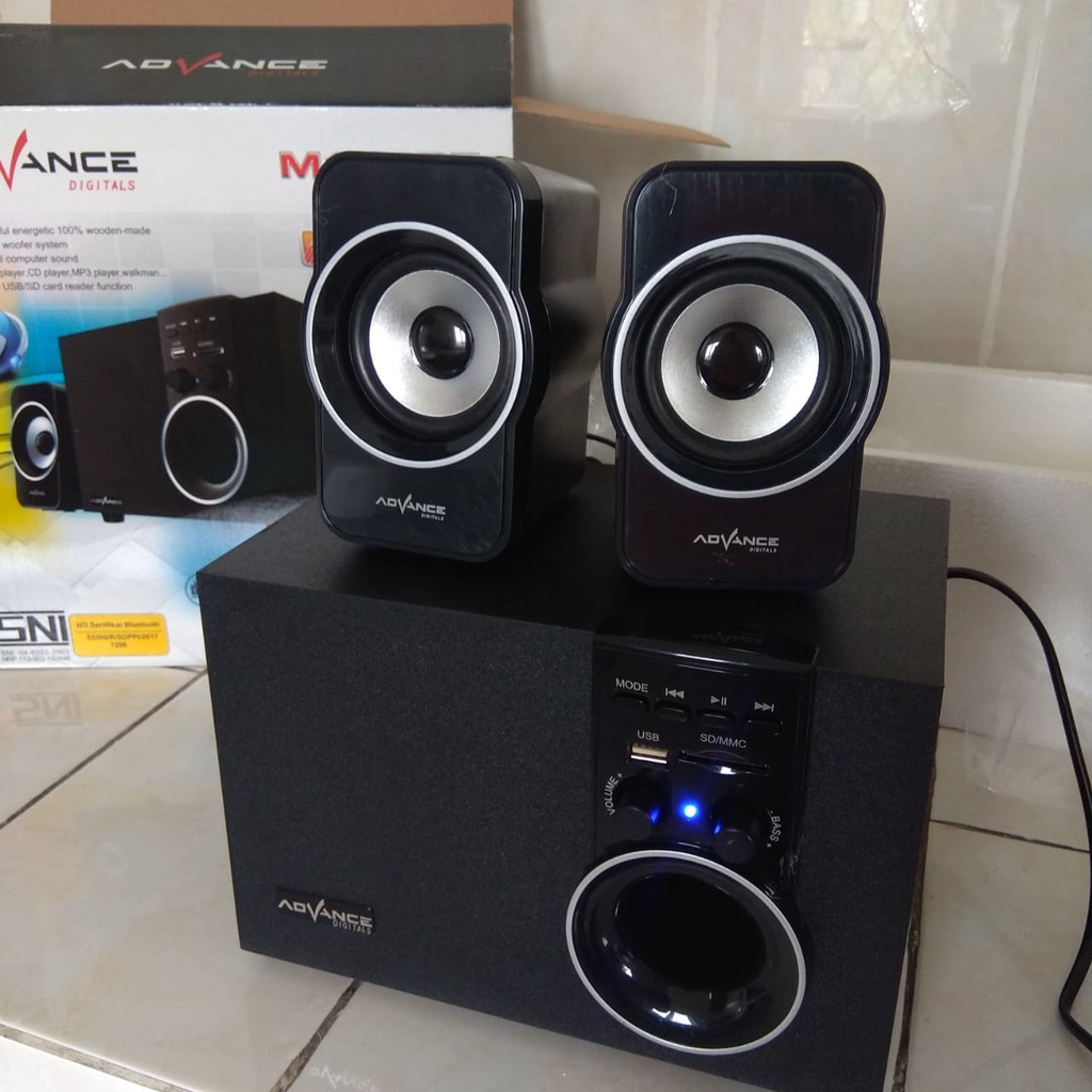 PROMO Speaker Aktif Advance M180BT Bluetooth / Speaker Aktif / Active Speaker / Subwoofer Speakers | FMS