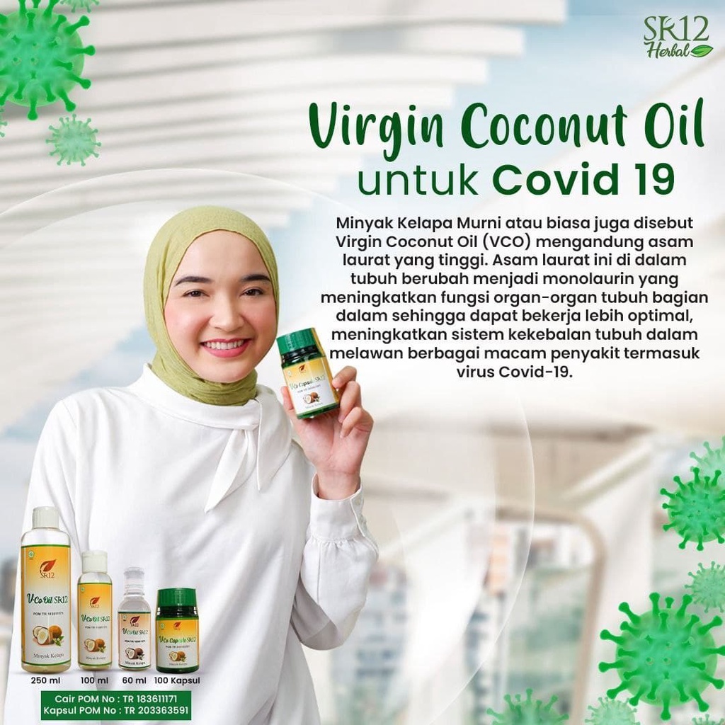 Vco SR12 - Vco - Minyak Kelapa Murni - Vco Virgin Coconut Oil