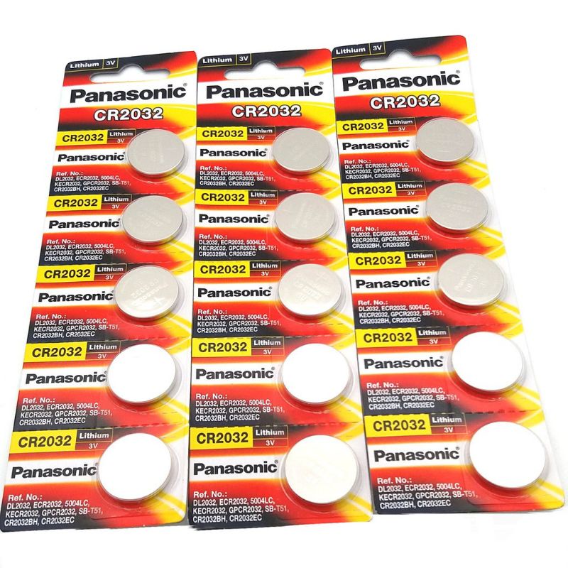 Baterei Panasonic CR2032 - Baterai Kancing Panasonic CR 2032 Original