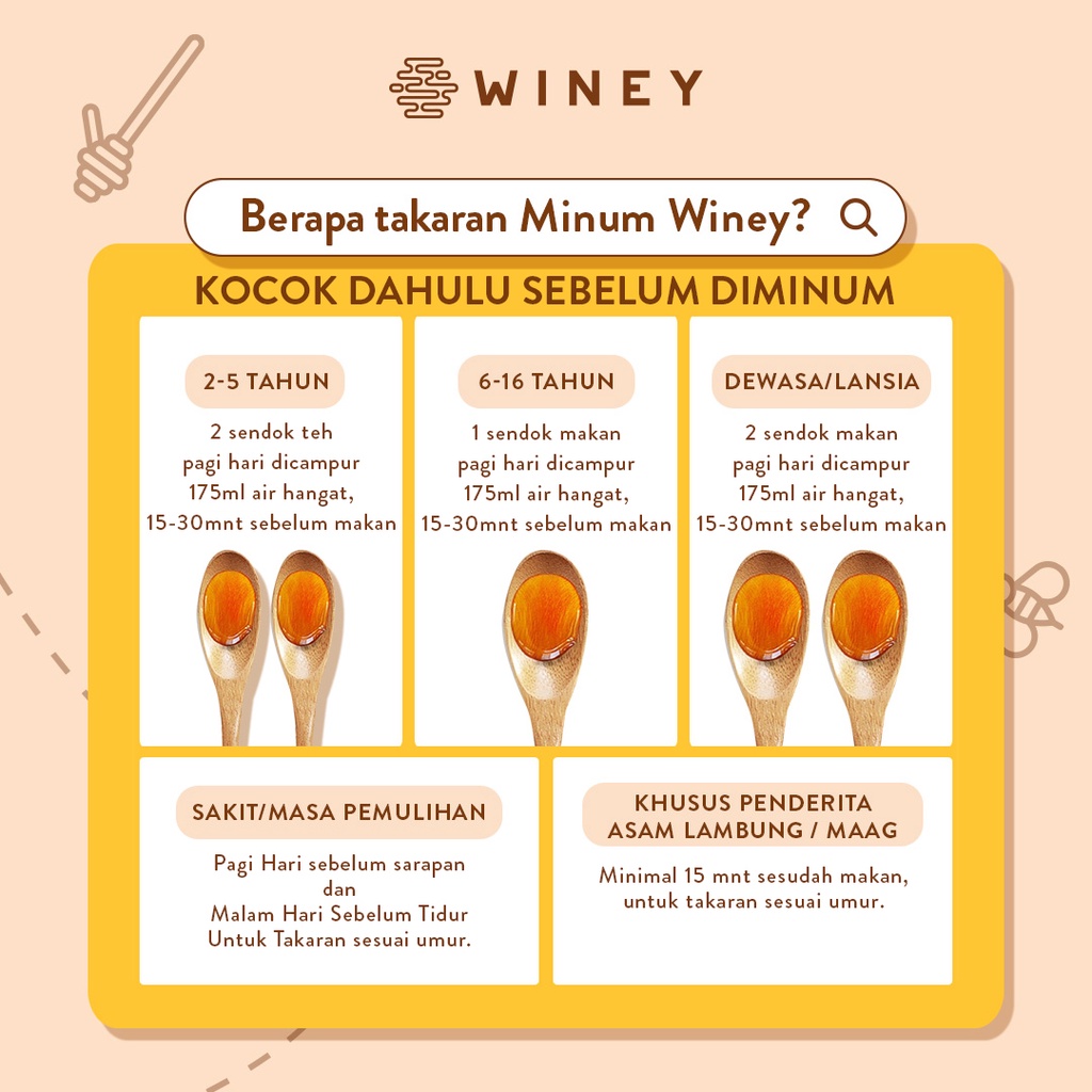 WNY | UNTUK KESEHATAN ANDA | Winey Healthy Drink | BPOM | HALAL | JADI SEHAT | BERGARANSI