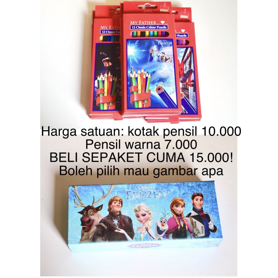 

READY STOCK! PAKET PENSIL WARNA DAN KOTAK PENSIL. READY STOCK