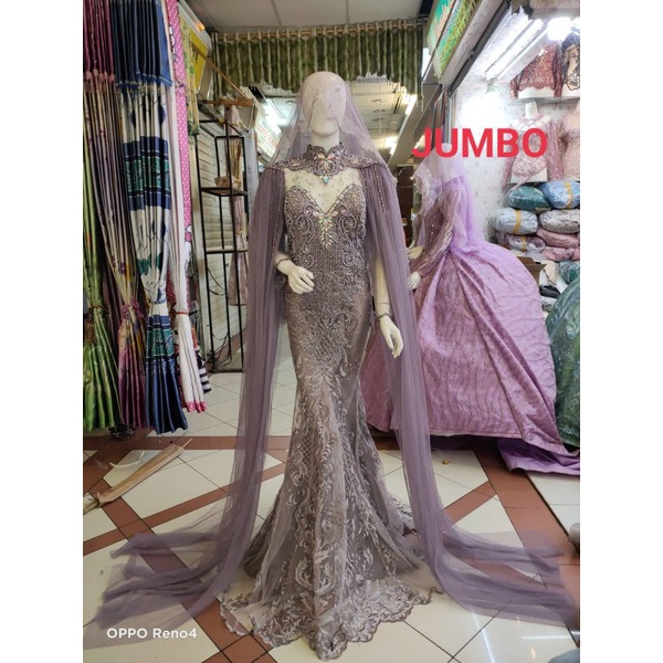 GAUN PENGANTIN MEWAH JUMBO