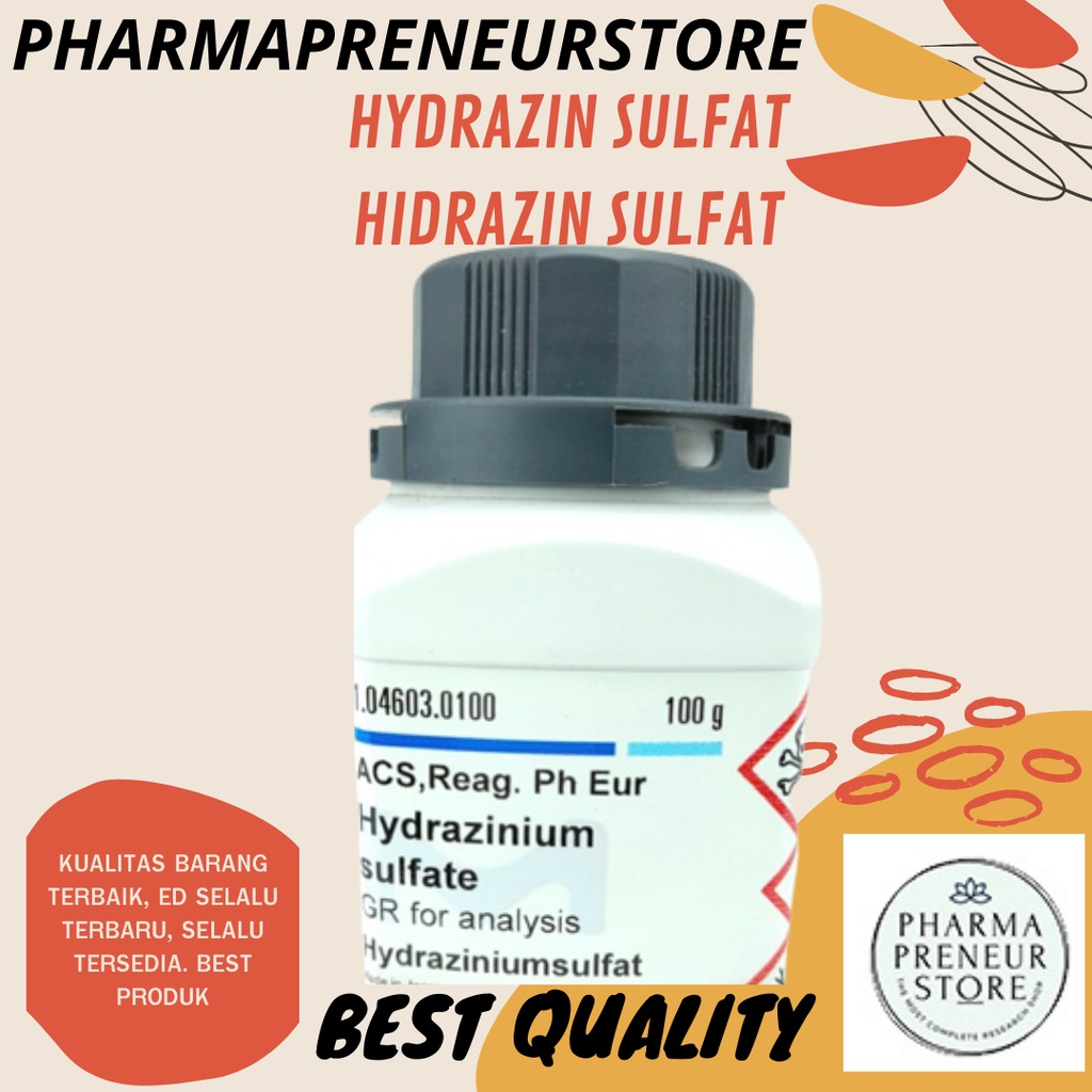 Jual HYDRAZIN SULFAT / HIDRAZIN SULFAT PRO ANALISA 1 GRAM PRO ANALISA ...