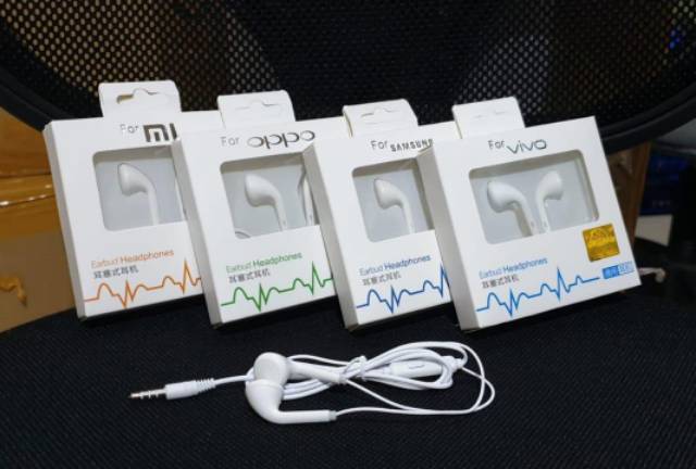 Headset MH133 Handsfree Branded Merk HP GROSIR PARTAIAN Earphones Universal Stereo 3.5mm With Mics