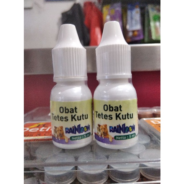 Rainbow Obat Tetes Kutu 5ml obat tetes kutu Anjing Kucing Kelinci