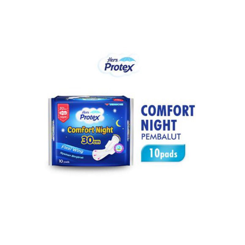 protex comfort night 30cm 10pads