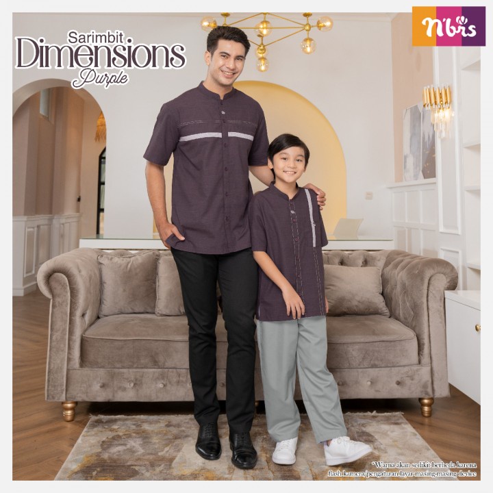 SARIMBIT NIBRAS TERBARU DIMENSIONS LIGHT PURPLE SARIMBIT LEBARAN 2022