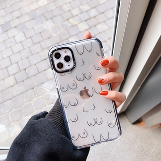 IPHONE Soft Case Gambar Sketsa Seni Lucu Untuk Iphone 11