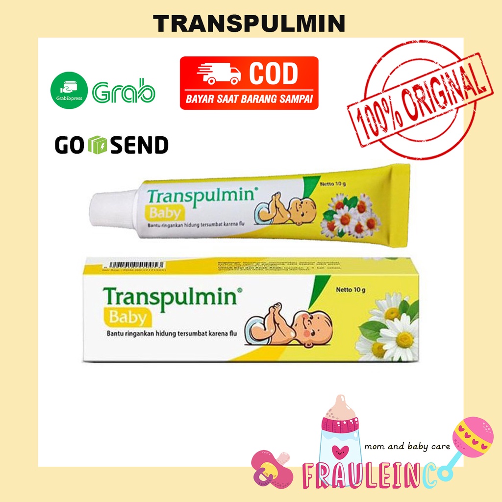 *FRAULEINCO* Transpulmin Baby Balsam - Kids Balsem Ukuran 10gr dan 20gr