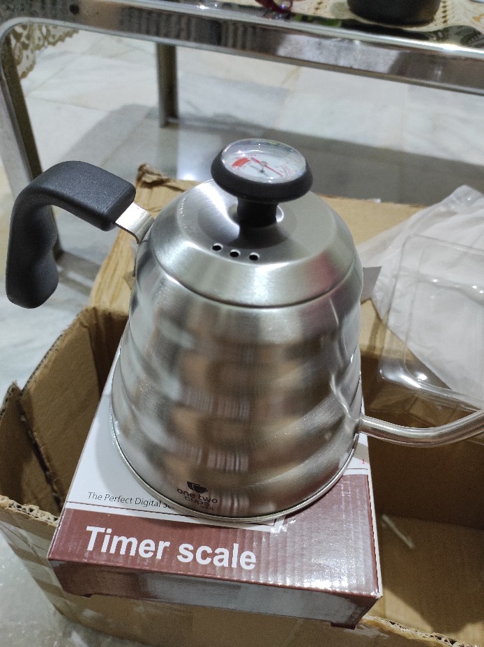 Teko Leher Angsa Barista Ketel Kopi V60 Drip Coffee Kettle  Thermometer / No Termometer