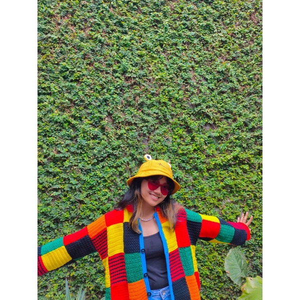 HARRY STYLES CARDIGAN | JW ANDERSON PATCHWORK CARDIGAN