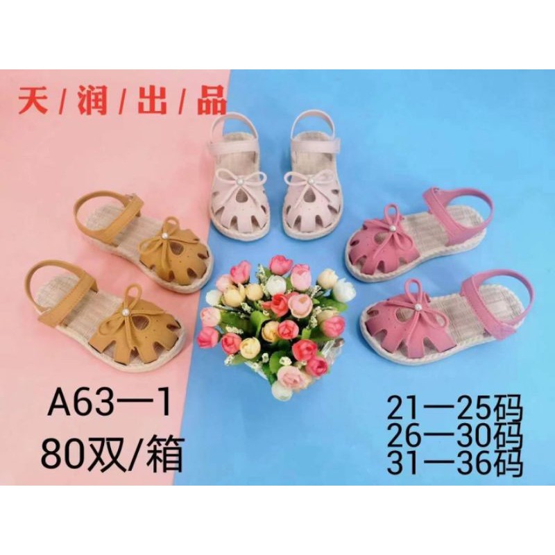 ESW Sandal Tali Anak Bahan Jelly Kode A63 (Tanpa Dus)