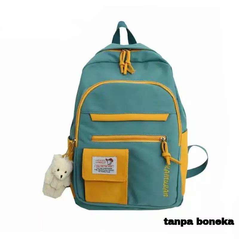 TAS SEKOLAH WANITA SIMPEL SAKU DEPAN TANPA BONEKA ARISTA 2022-2