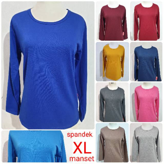 Meygrosir spandex manset tgn pjg XL polos