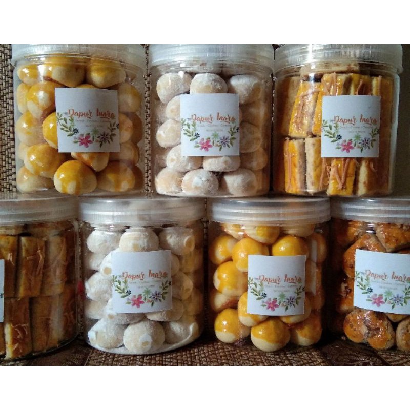 

Kukis - Cookies - kue kering - Kastengel keju banget - kemasan toples 500ml