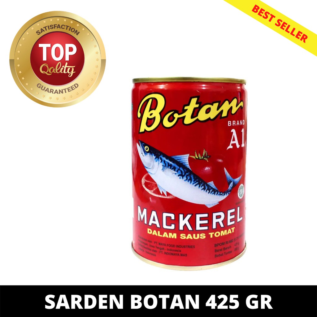 

BOTAN Ikan Sarden Mackerel (425 GR)