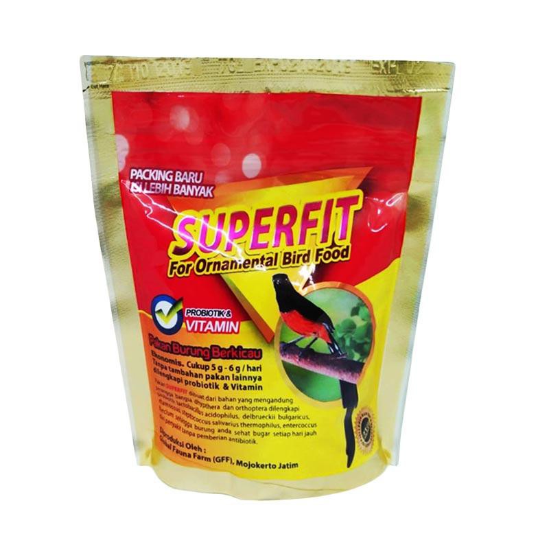 SUPERFIT GOLD PAKAN VOER HIGH PROTEIN UNTUK BURUNG MURAI ANIS CILILIN KACER CIBLEK CENDET DLL