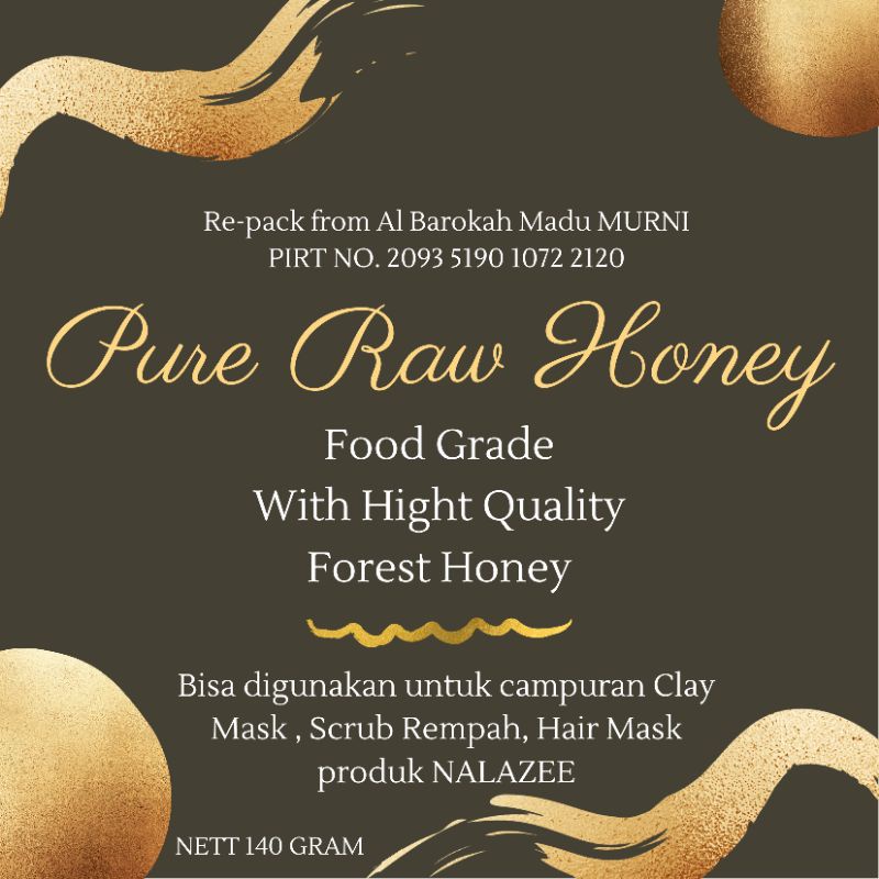 

[NALAZEE.Mjk] Pure Raw Forest Honey repack 140gram