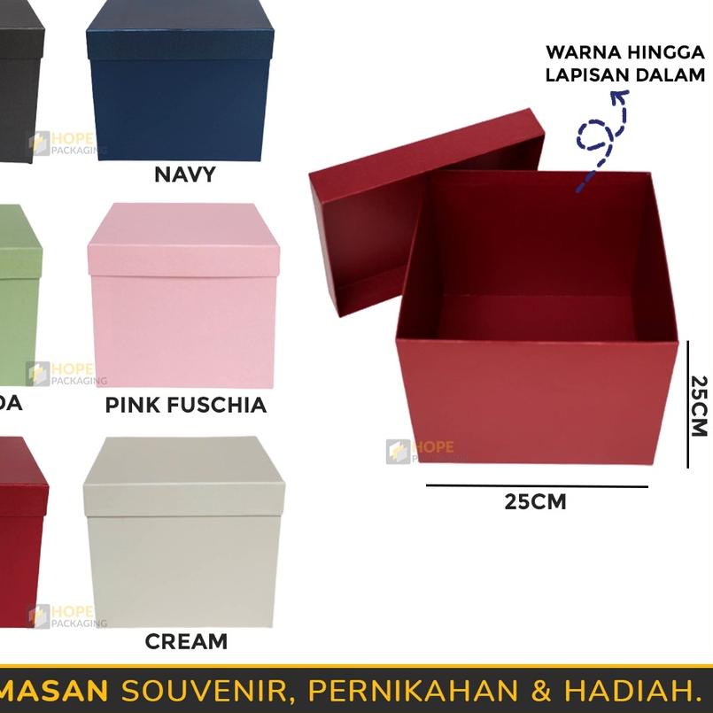 

♂ Kotak Hampers souvenir lebaran idul fitri + Lapisan Bloom Box/ Square Flower Box/ Kotak Kado Hampers Square ☂
