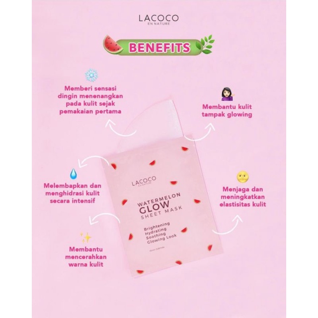 LACOCO Watermelon Brightening Eye Patch